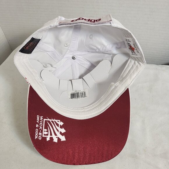 DODGE Pink White Hat Strapback Baseball Vintage Cap Womens NEW TAGS - Picture 13 of 14